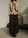 INTO THE EAST 25 Autumn/Winter Dark Moss Green V-Neck Corduroy Vest/Tapered Casual Pants ITE-E1DGAW040GR20PT-LV (E1DGAW032GR20VE)